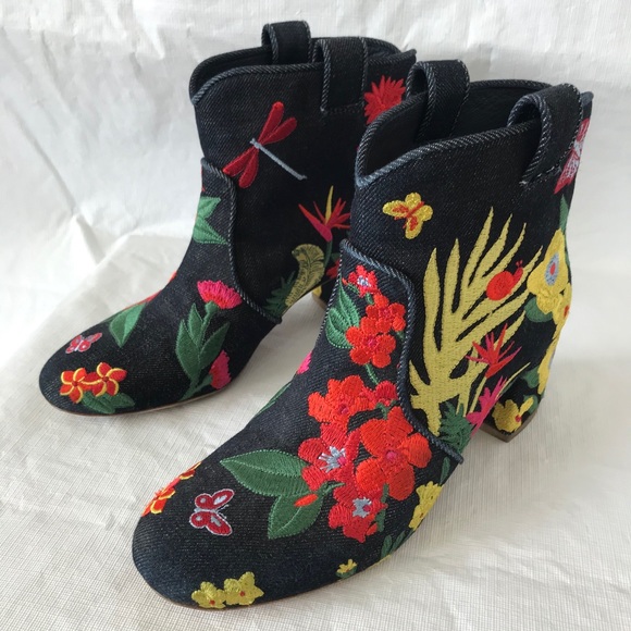 Laurence Decade Pete Tropicale Embroidered Boots - Picture 10 of 15
